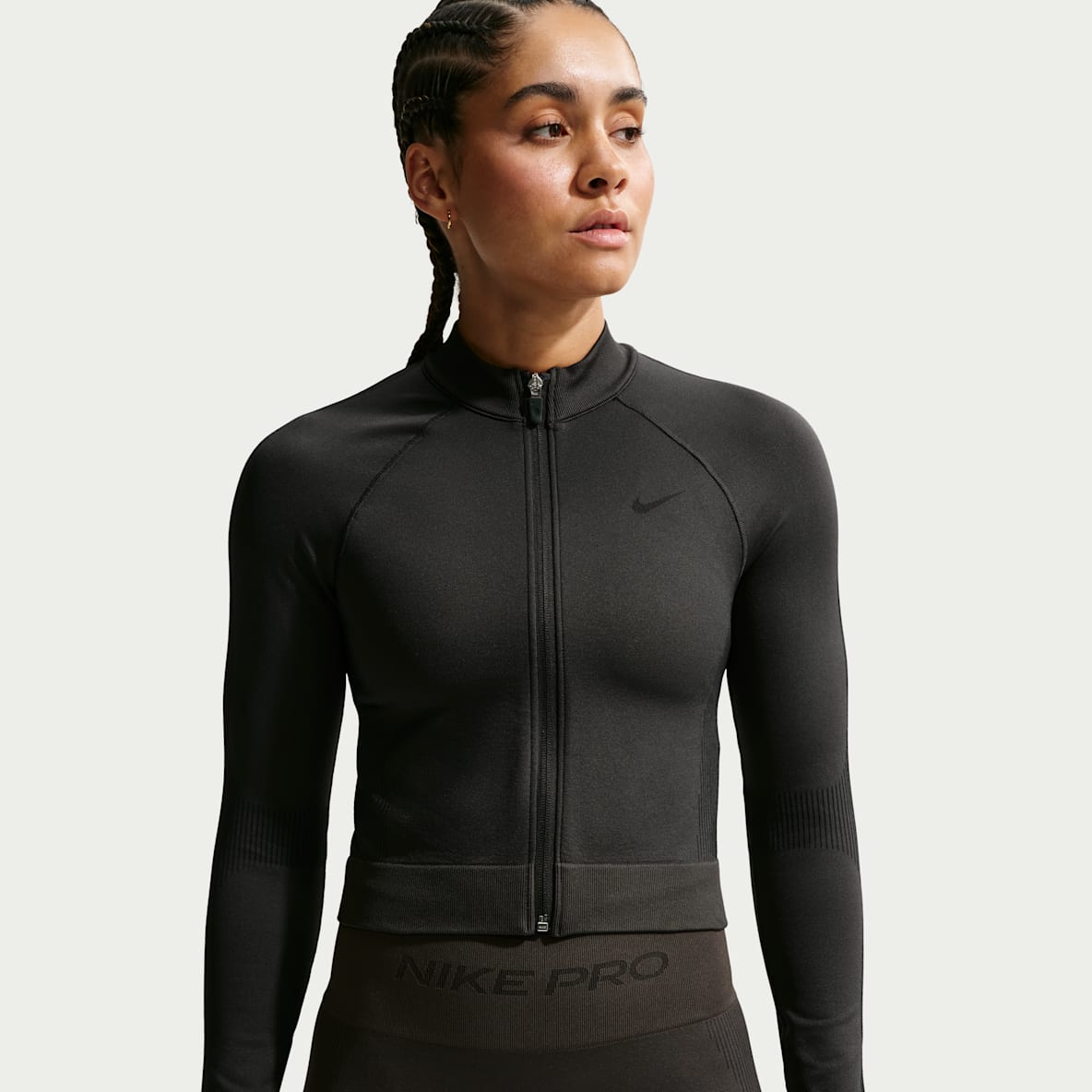 Nike Pro Seamless Women's Full-Zip Training Top