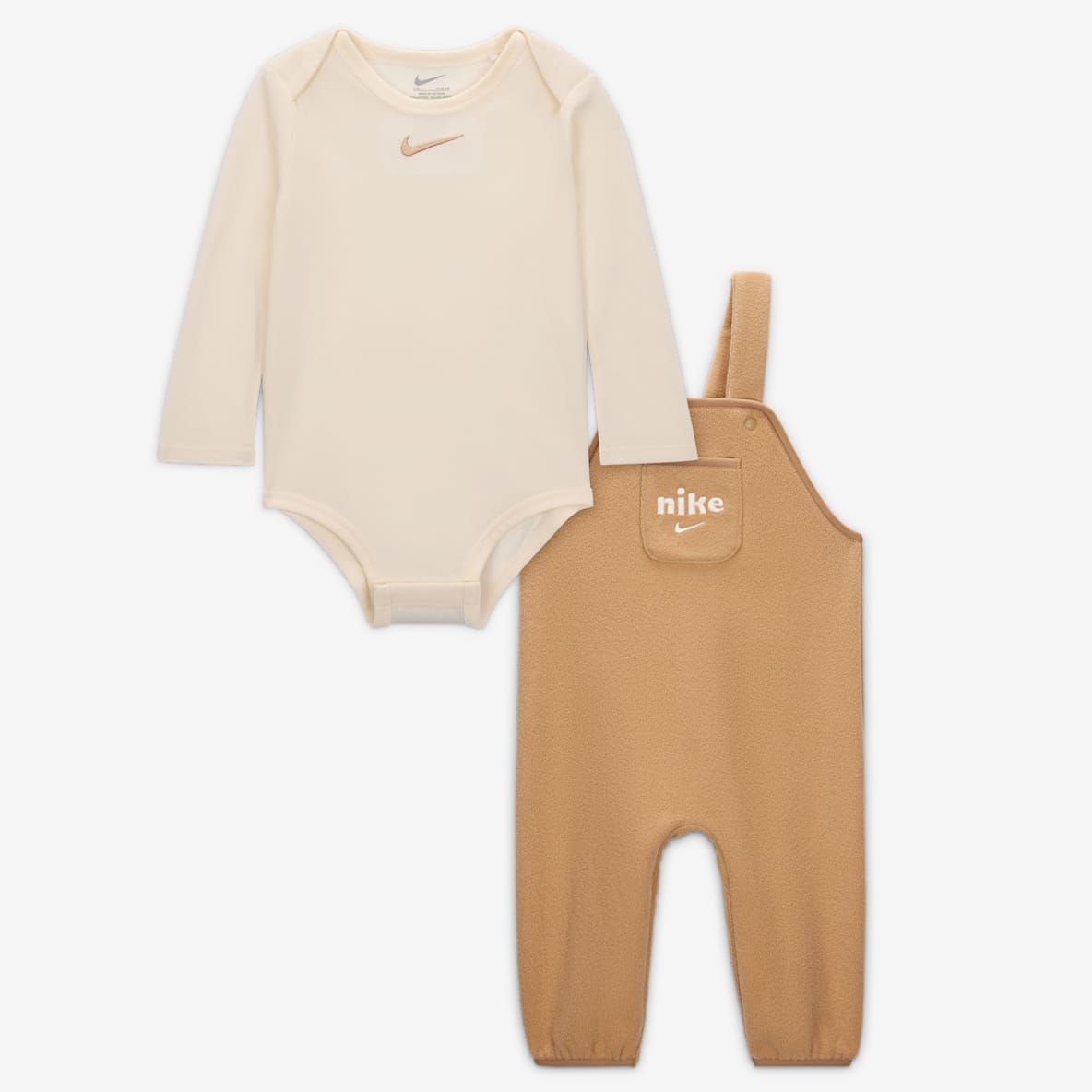 ナイキ ナイキ ベビー プラッシュ フリース オーバーオール ツーピース セット