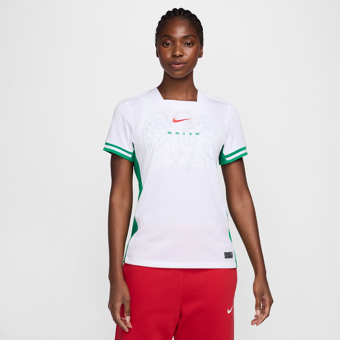 Nigeria (Women's Team) 2024/25 Stadium Home Nigeria (Women's Team) 2024/25 Stadium Home Women's Nike Dri-FIT Football Replica Shirt