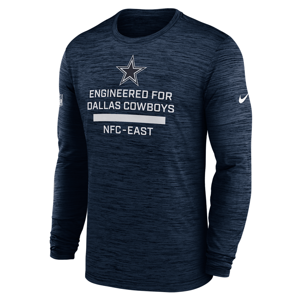 Dallas Cowboys Sideline Team Issue Velocity Dallas Cowboys Sideline Team Issue Velocity Men's Nike Dri-FIT NFL Long-Sleeve T-Shirt