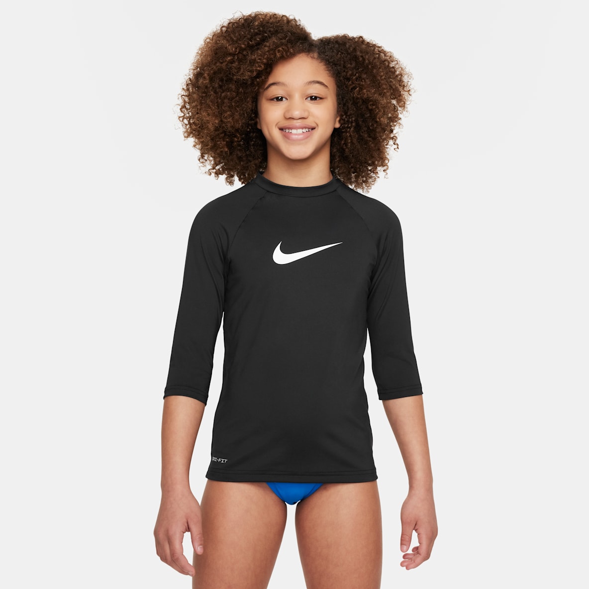 Nike Swim Camiseta Hydroguard de manga corta para niña talla grande