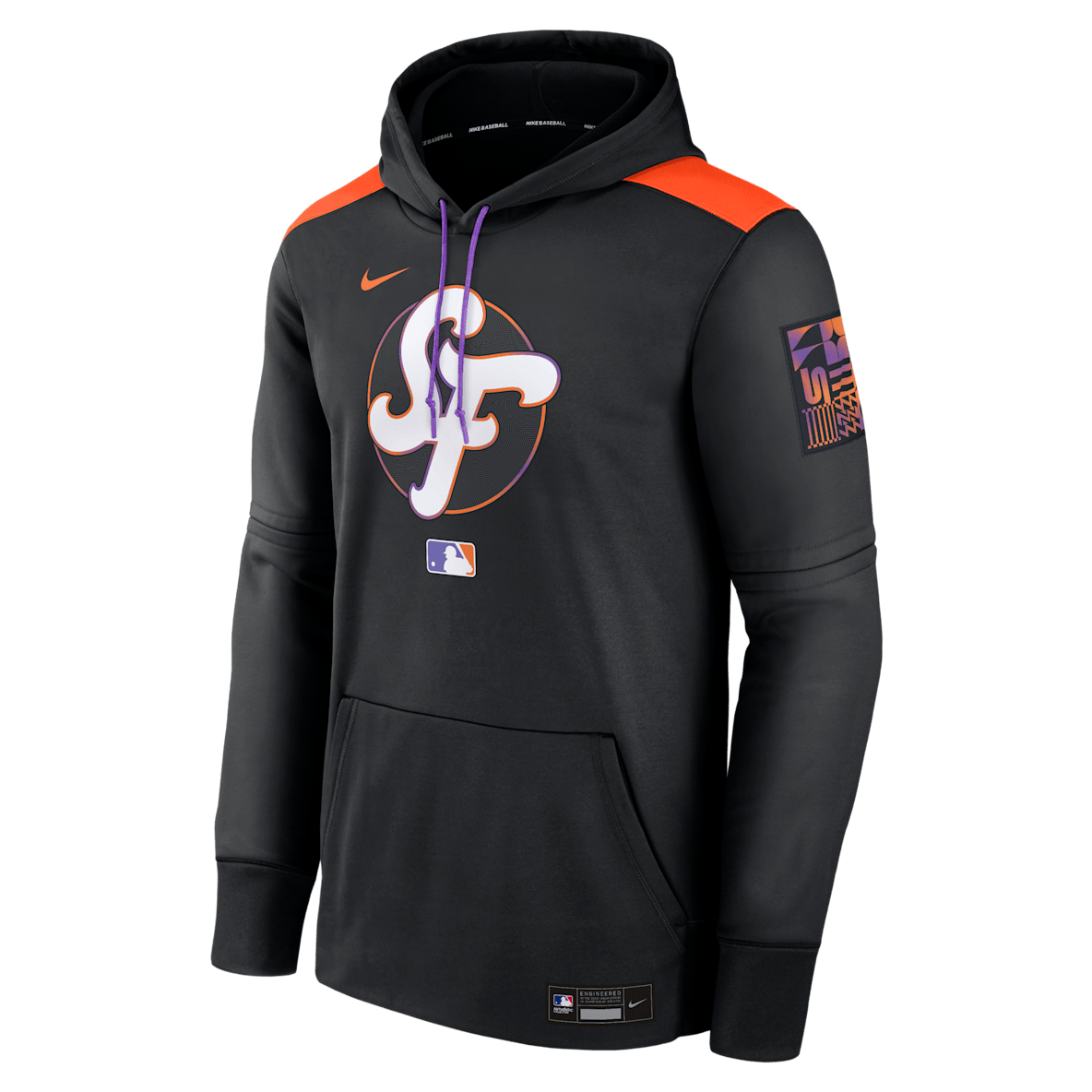 San Francisco Giants Authentic Collection City Connect San Francisco Giants Authentic Collection City Connect Men's Nike Therma MLB Pullover Hoodie