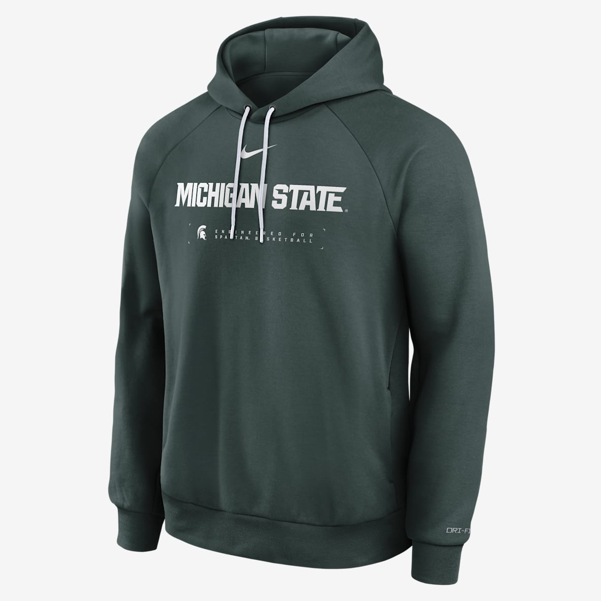Michigan State Courtside Basketball Practice Michigan State Courtside Basketball Practice Men's Nike Dri-FIT Pullover Hoodie