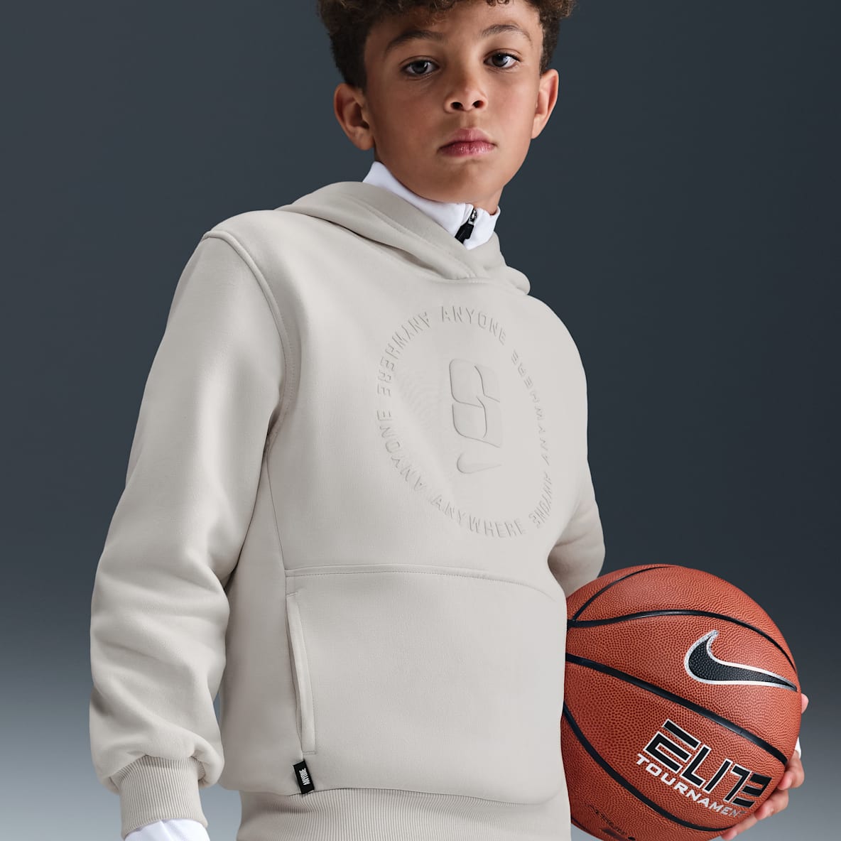 Sabrina Club Fleece Big Kids' Basketball Hoodie