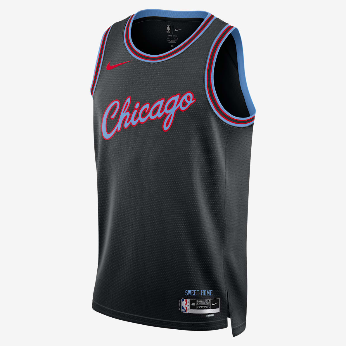 Chicago Bulls City Edition Jersey Nike Dri-FIT de la NBA Swingman para hombre