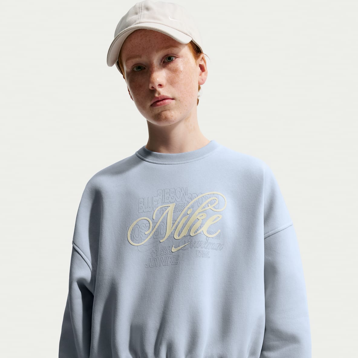 Nike Sportswear Club Fleece Nike Sportswear Club Fleece Older Kids' (Girls') Boxy Crew-Neck Sweatshirt