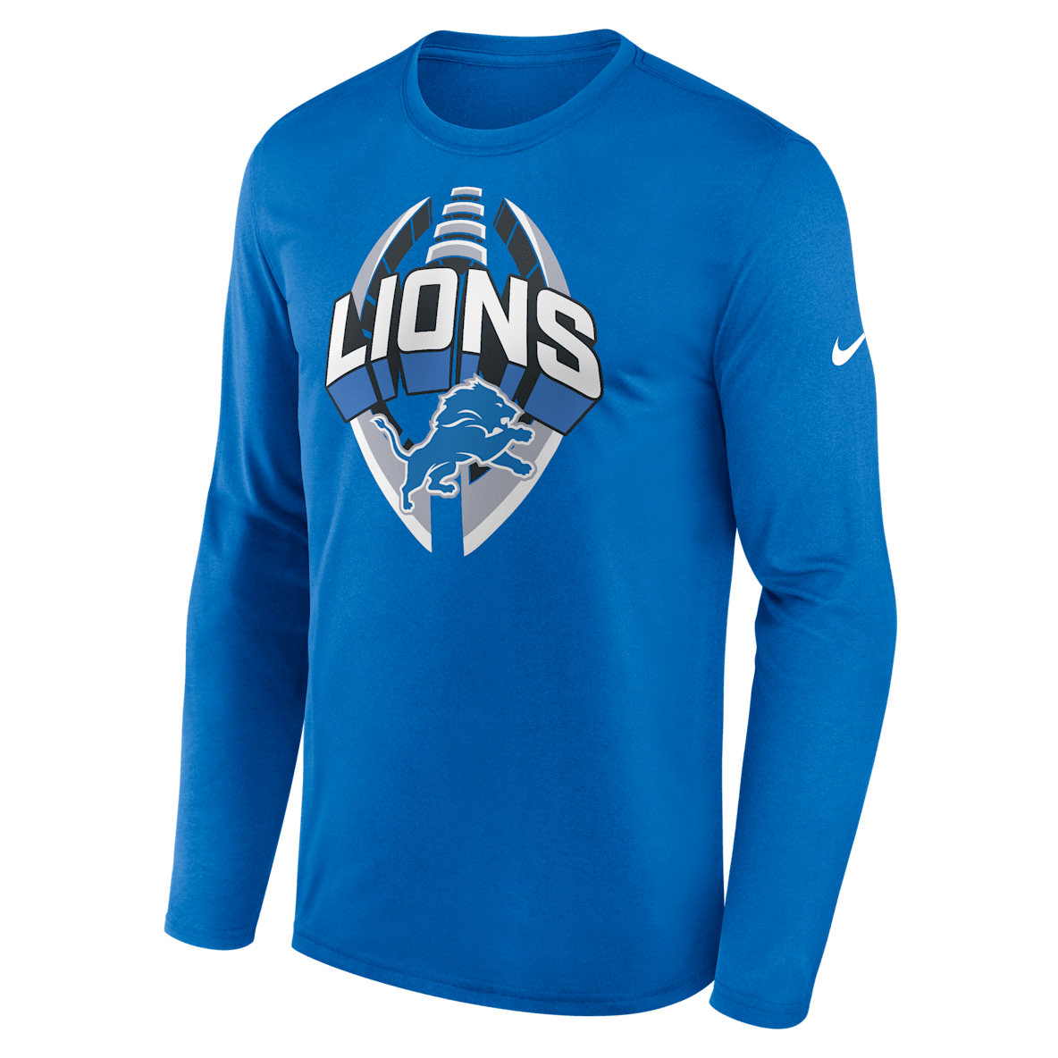 Detroit Lions Legend Icon Detroit Lions Legend Icon Men's Nike Dri-FIT NFL Long-Sleeve T-Shirt