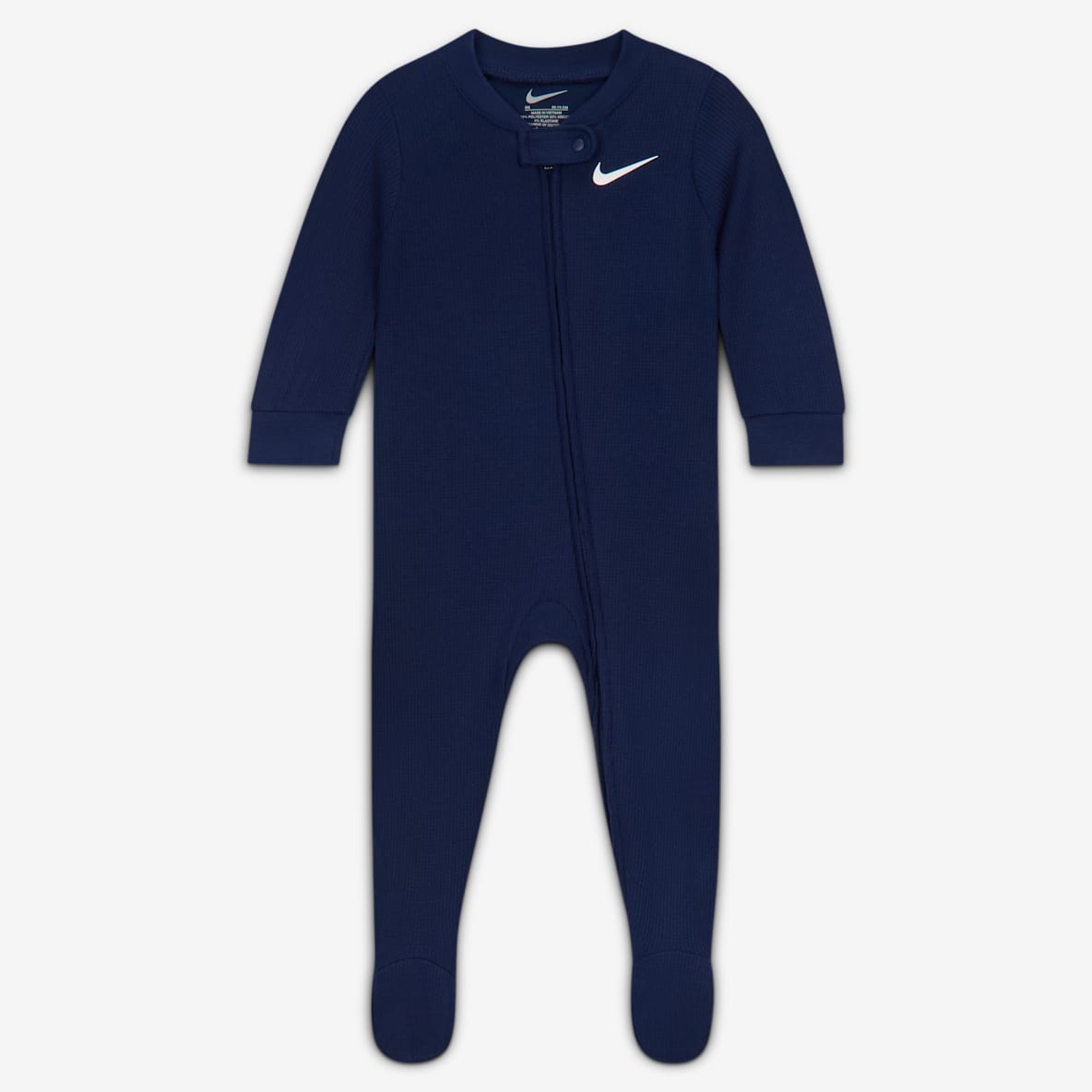 Nike Baby Viscose Waffle Knit Footed Coverall