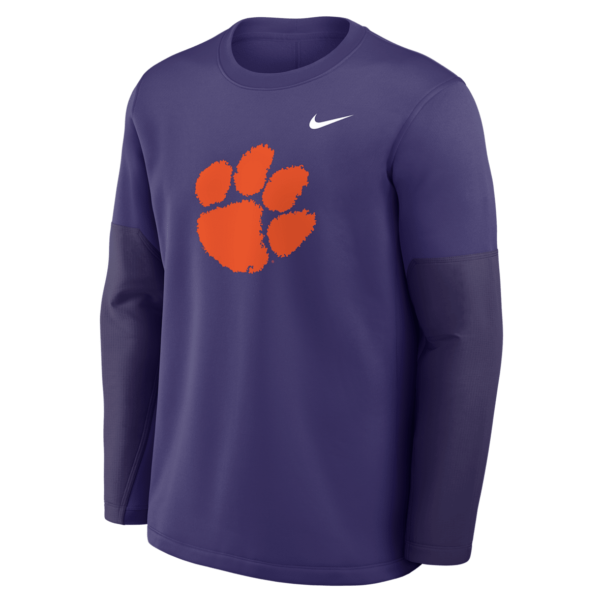 Clemson Sideline Coach Men's Nike Therma-FIT College Long-Sleeve T-Shirt