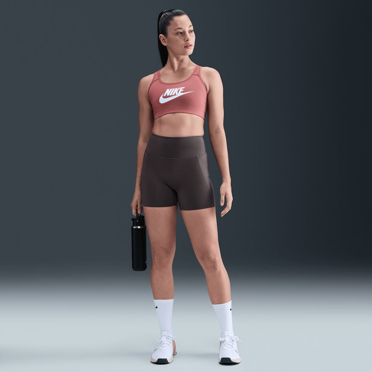 Nike Universa Nike Universa Women's High-Waisted 12.5cm (approx.) Biker Shorts with No Front Seam