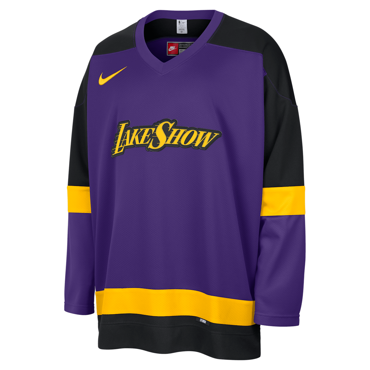 Los Angeles Lakers City Edition Los Angeles Lakers City Edition Men's Nike NBA Hockey Jersey