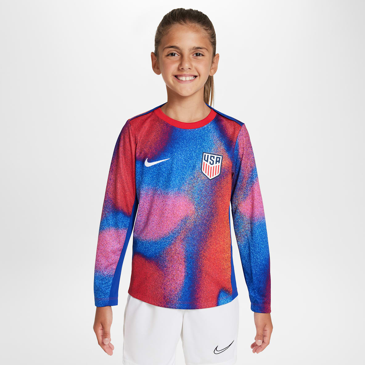 USMNT Academy Pro USMNT Academy Pro Big Kids' Nike Dri-FIT Soccer Crew-Neck Long-Sleeve Top