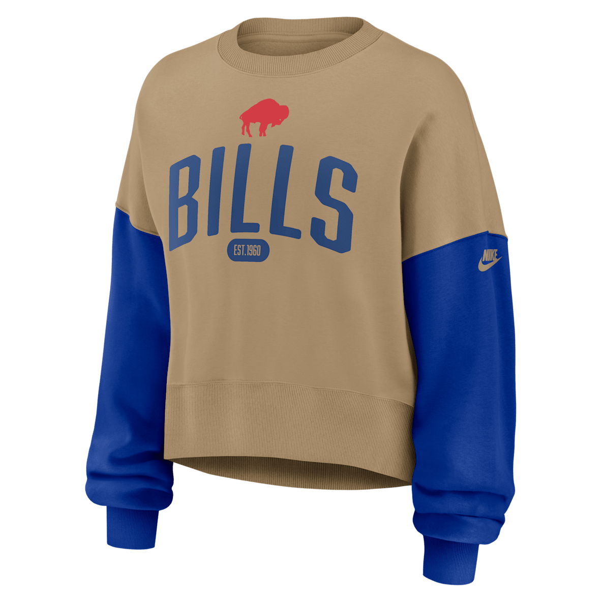 Buffalo Bills Rewind Buffalo Bills Rewind Women's Nike NFL Pullover Crew