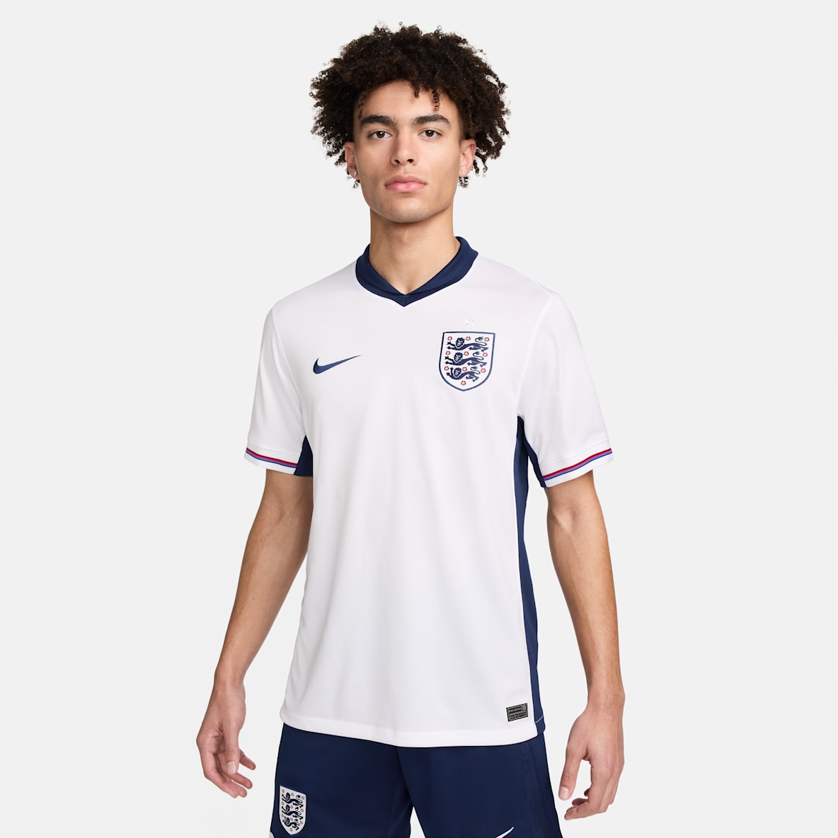 England (Men's Team) 2024/25 Stadium Home Men's Nike Dri-FIT Football Replica Shirt