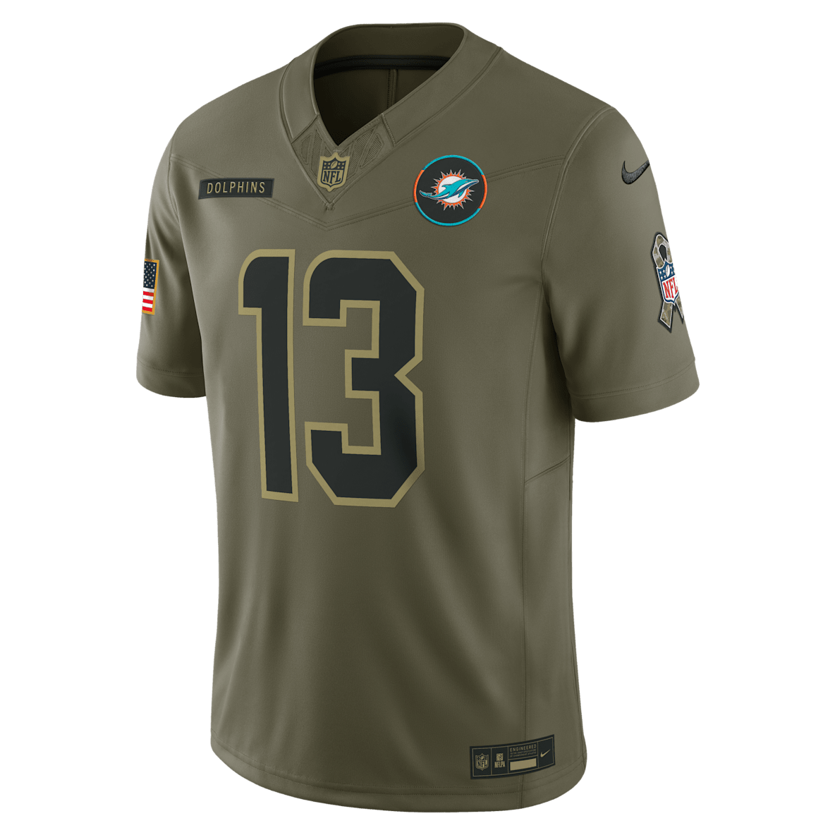 Dan Marino Miami Dolphins Salute to Service Retired Dan Marino Miami Dolphins Salute to Service Retired Men's Nike Dri-FIT NFL Limited Jersey