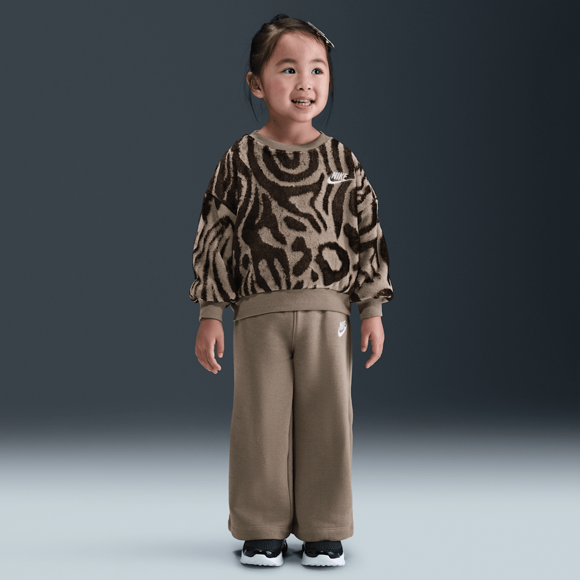 Nike Wild Warmth Nike Wild Warmth Conjunto de 2 piezas de tela de canalé infantil