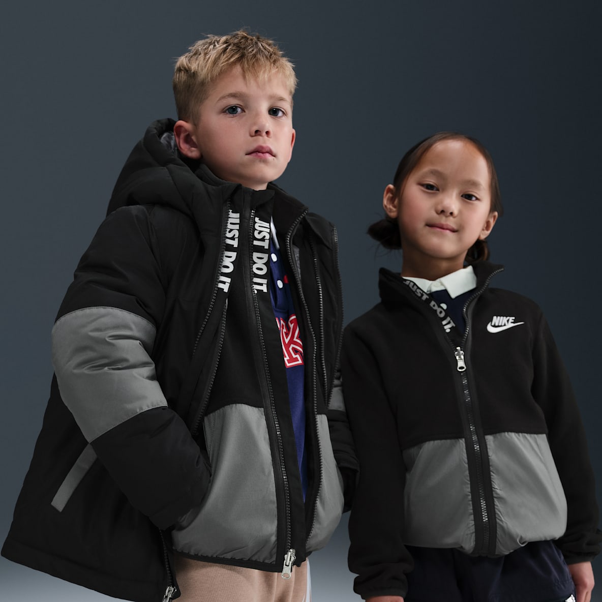 Nike Nike Chamarra System 3 en 1 para niños talla pequeña