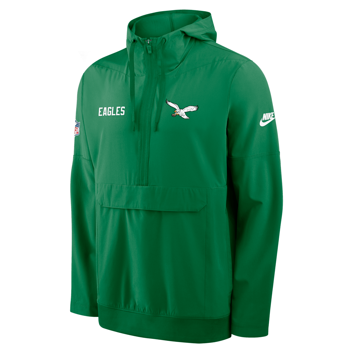 Philadelphia Eagles Alt Option Route Anorak Philadelphia Eagles Alt Option Route Anorak Men's Nike NFL 1/2-Zip Hooded Jacket