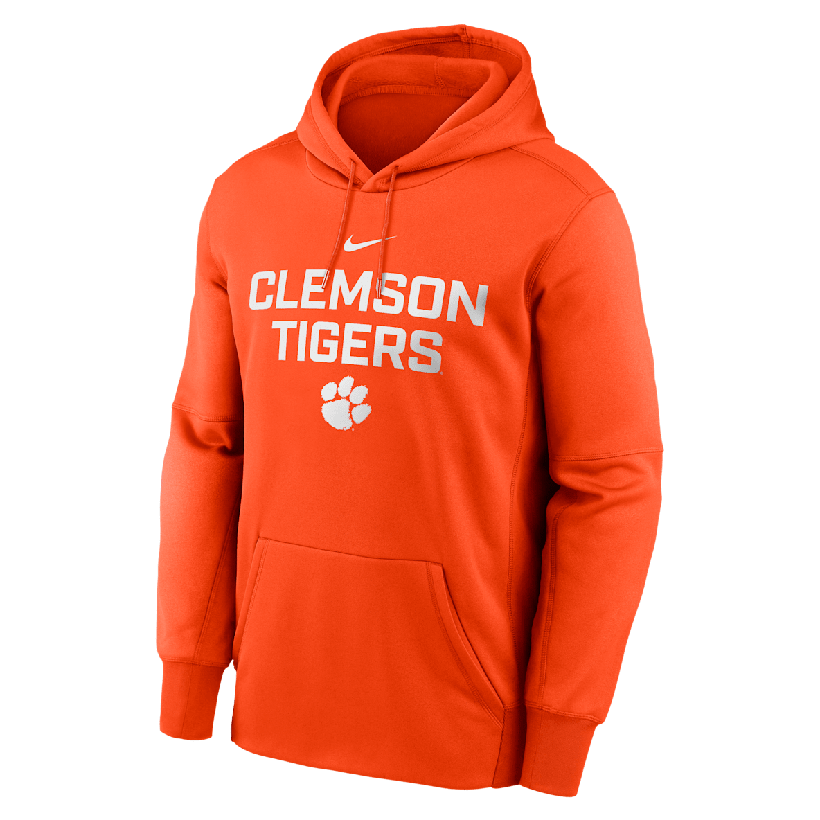 Clemson Team Stacked Men’s Nike Therma College Pullover Hoodie
