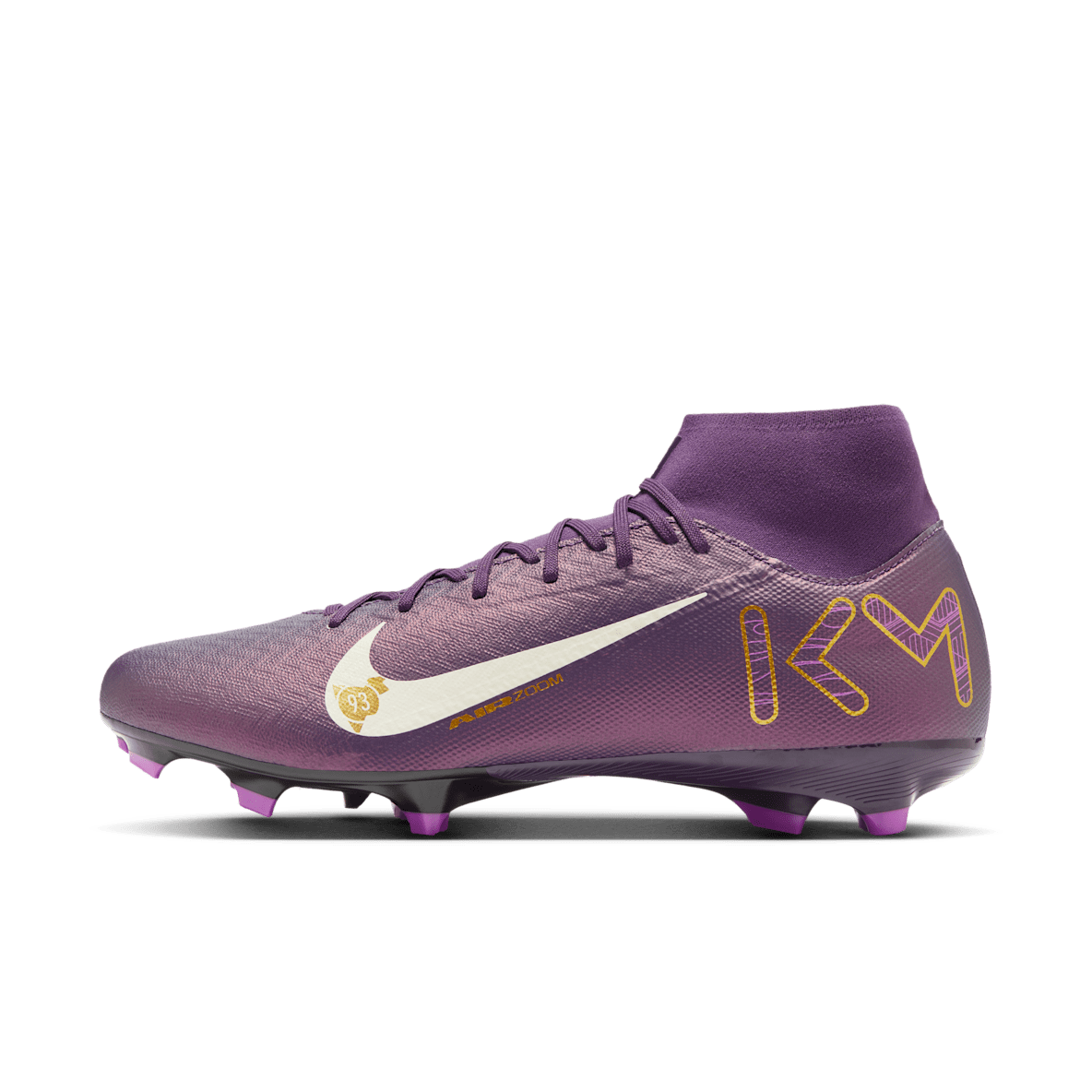 Nike Mercurial Superfly 10 Academy "Kylian Mbappé" Nike Mercurial Superfly 10 Academy "Kylian Mbappé" Fotbollssko för varierat underlag med högt skaft