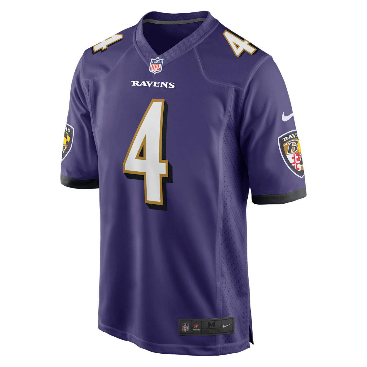 Zay Flowers Baltimore Ravens Zay Flowers Baltimore Ravens Men's Nike NFL Game Football Jersey