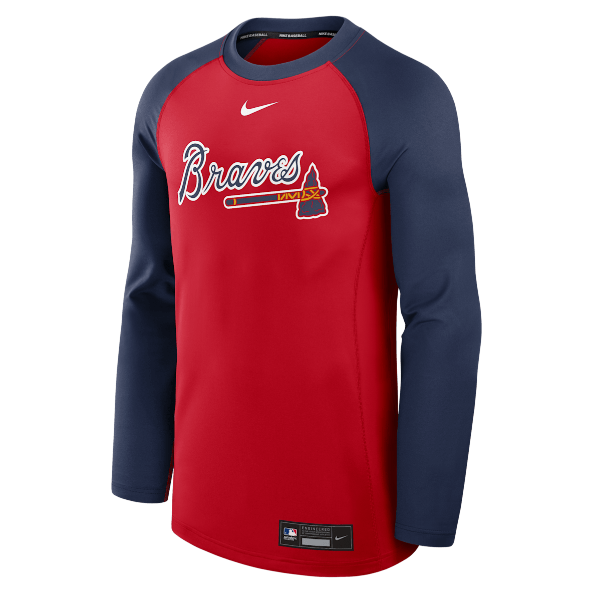 Atlanta Braves Authentic Collection Game Time Atlanta Braves Authentic Collection Game Time Men's Nike Dri-FIT MLB Pullover Crew