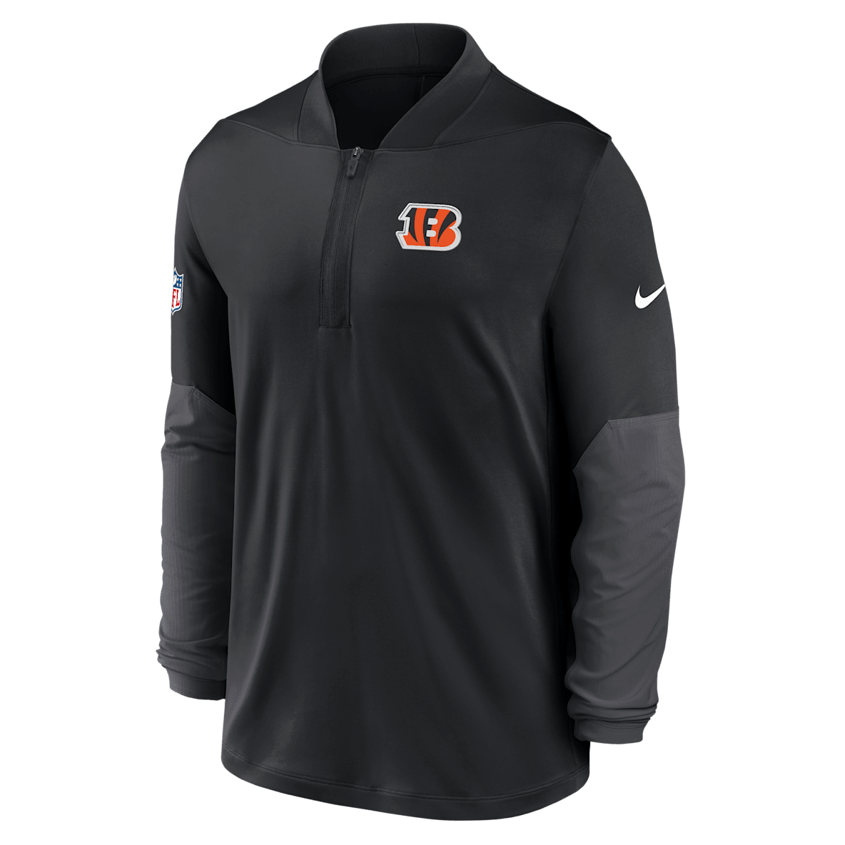 Cincinnati Bengals Feel The Pressure Cincinnati Bengals Feel The Pressure Men's Nike Dri-FIT NFL 1/2-Zip Top