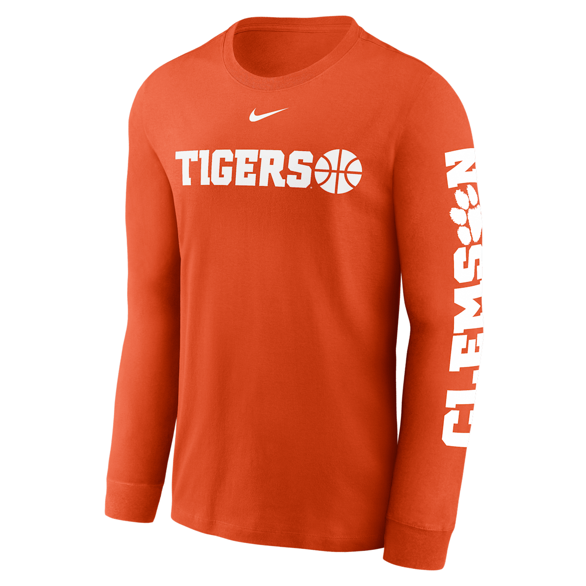 Clemson Basketball Icon Men's Nike College Long-Sleeve T-Shirt