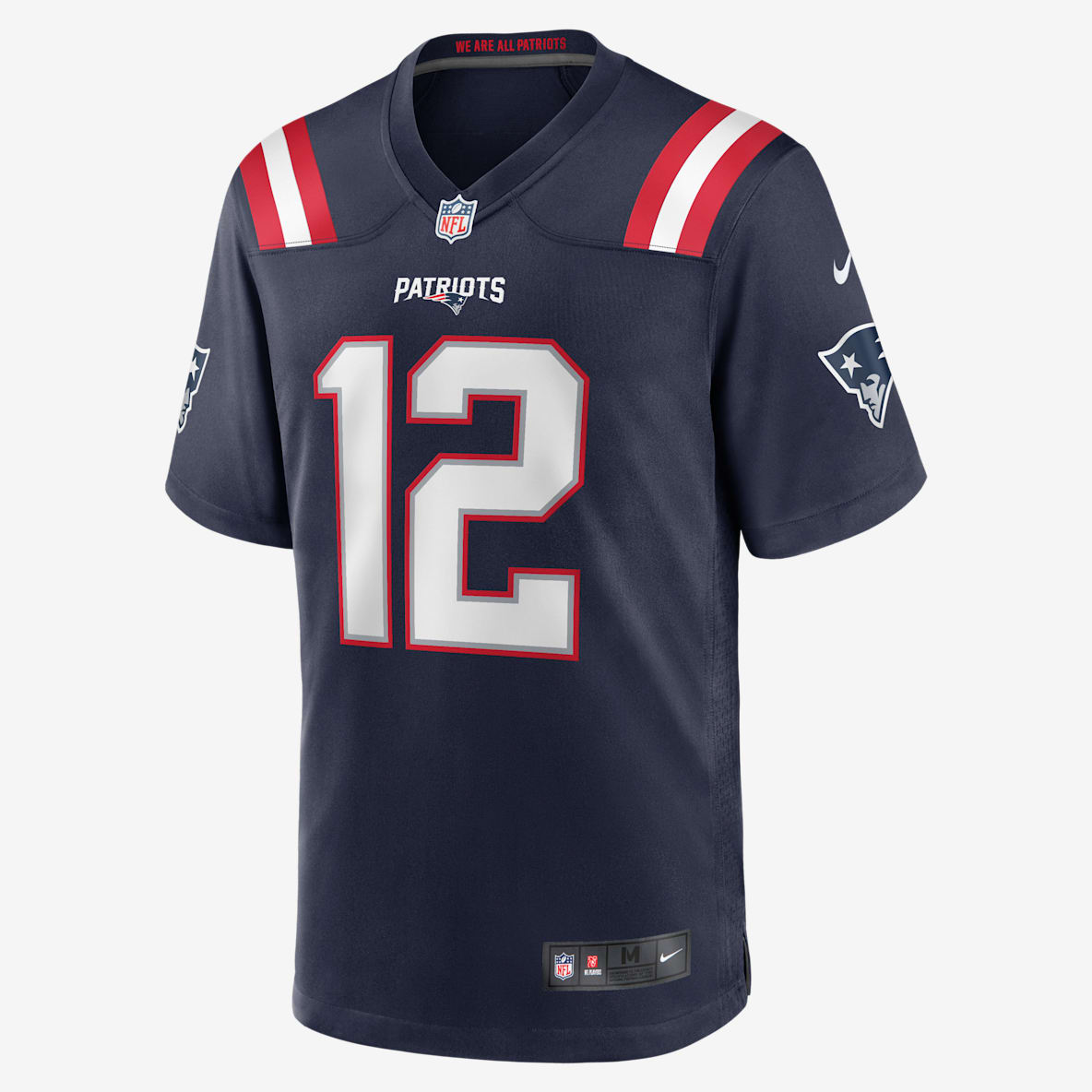 Tom Brady New England Patriots Jersey de juego Nike para hombre