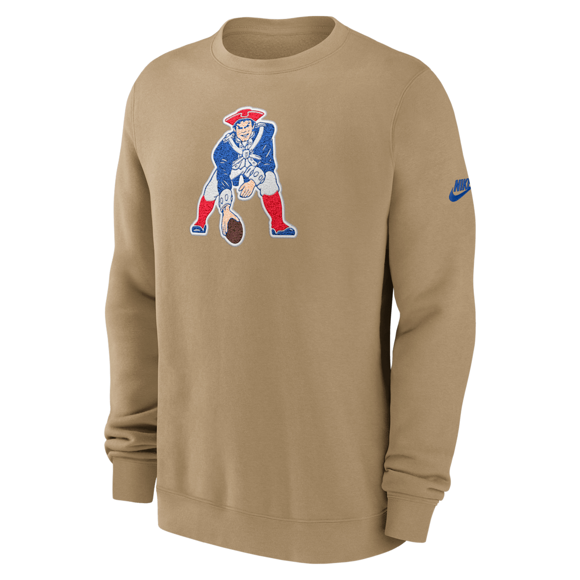 New England Patriots Swing Pass Rewind Club New England Patriots Swing Pass Rewind Club Men's Nike NFL Pullover Crew