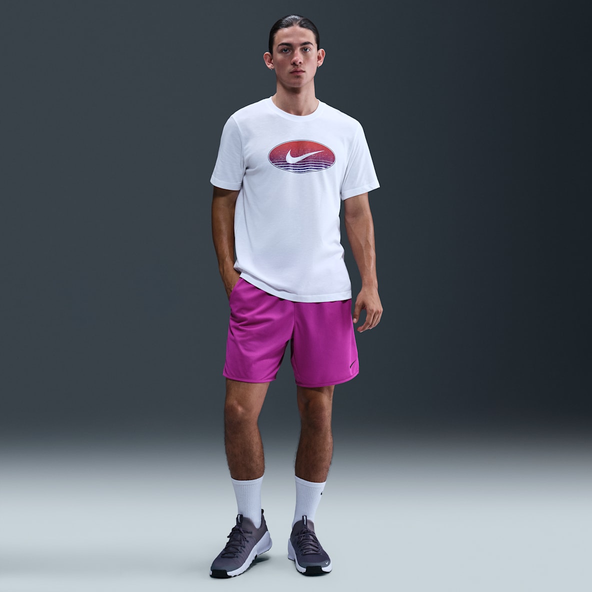 Nike Totality Nike Totality Shorts versátiles Dri-FIT de 18 cm sin forro para hombre