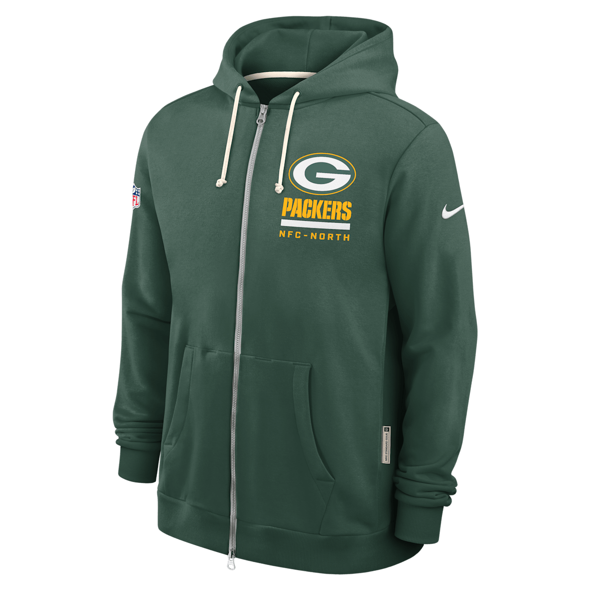 Green Bay Packers Utility Player Sideline Green Bay Packers Utility Player Sideline Men's Nike Dri-FIT NFL Full-Zip Hoodie