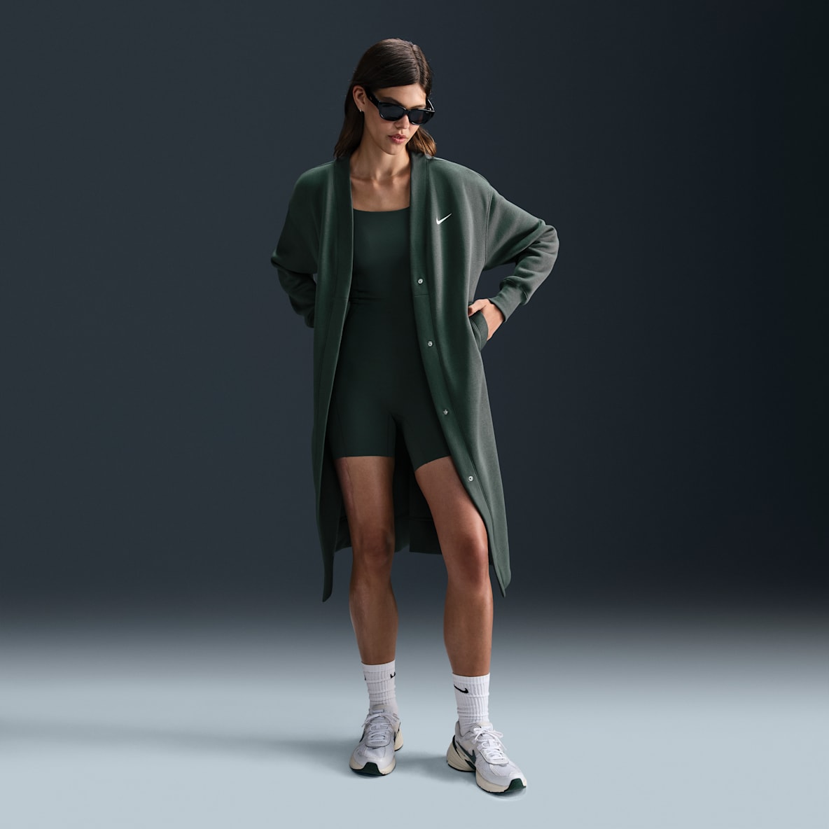 Nike Sportswear Phoenix Fleece Nike Sportswear Phoenix Fleece Cardigan oversized largo para mujer