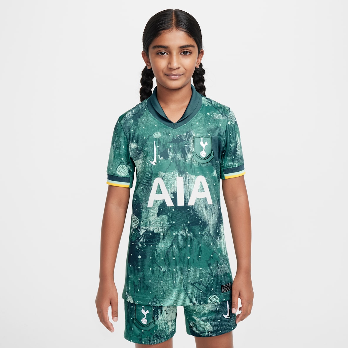 Tottenham Hotspur 2024/25 Stadium (tredjedrakt) Tottenham Hotspur 2024/25 Stadium (tredjedrakt) Nike Dri-FIT Replica fotballdrakt til store barn
