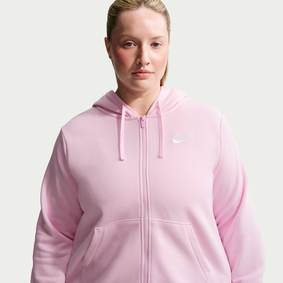 Nike Sportswear Club Fleece Women's Full-Zip Hoodie (Plus Size)