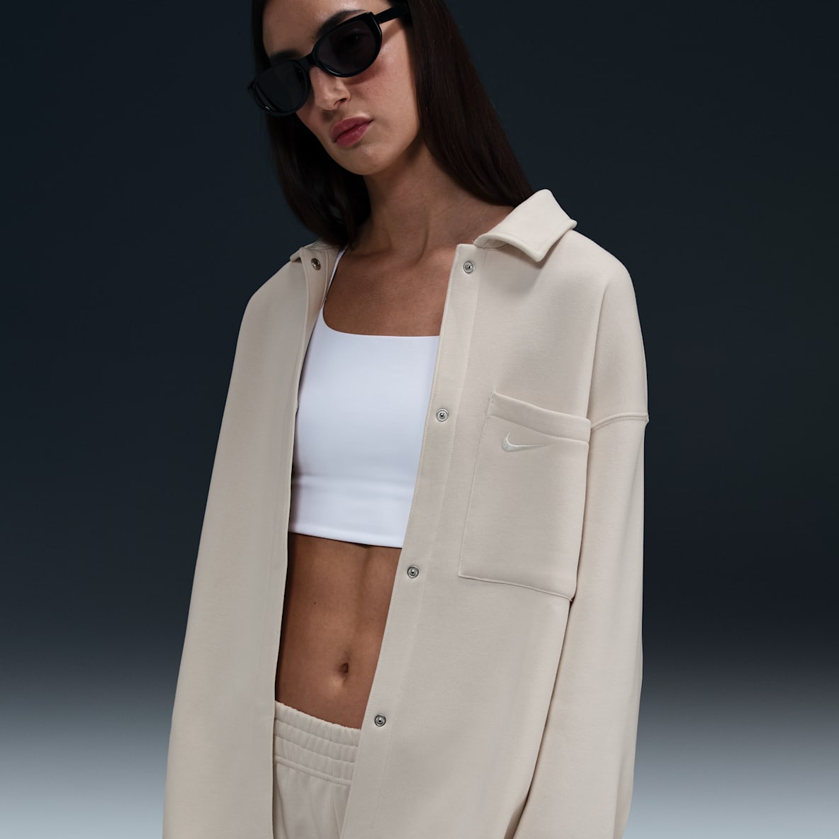 Nike Sportswear Phoenix Fleece Women's Oversized Shirt Jacket