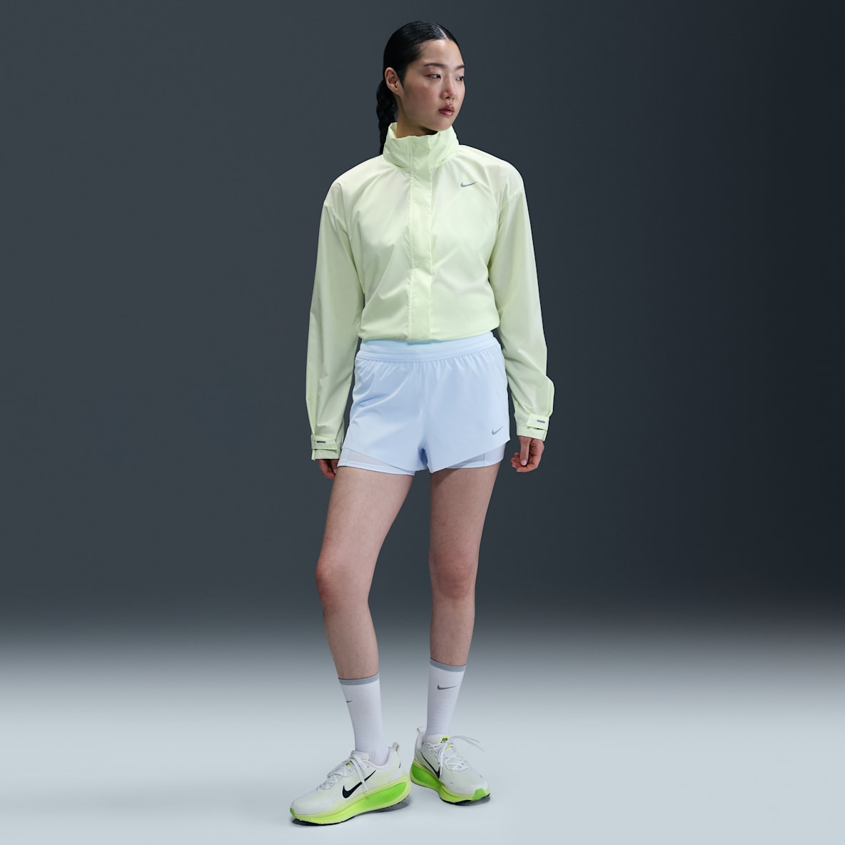 ナイキ スウィフト ナイキ スウィフト ウィメンズ Dri-FIT ミッドライズ 2イン1 ランニングショートパンツ