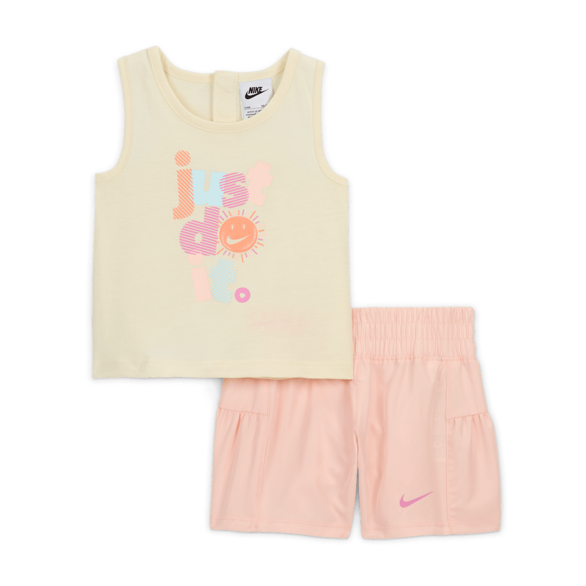 Nike Dri-FIT Sunny Swoosh Nike Dri-FIT Sunny Swoosh Baby (12–24M) Tank Top and Shorts Set