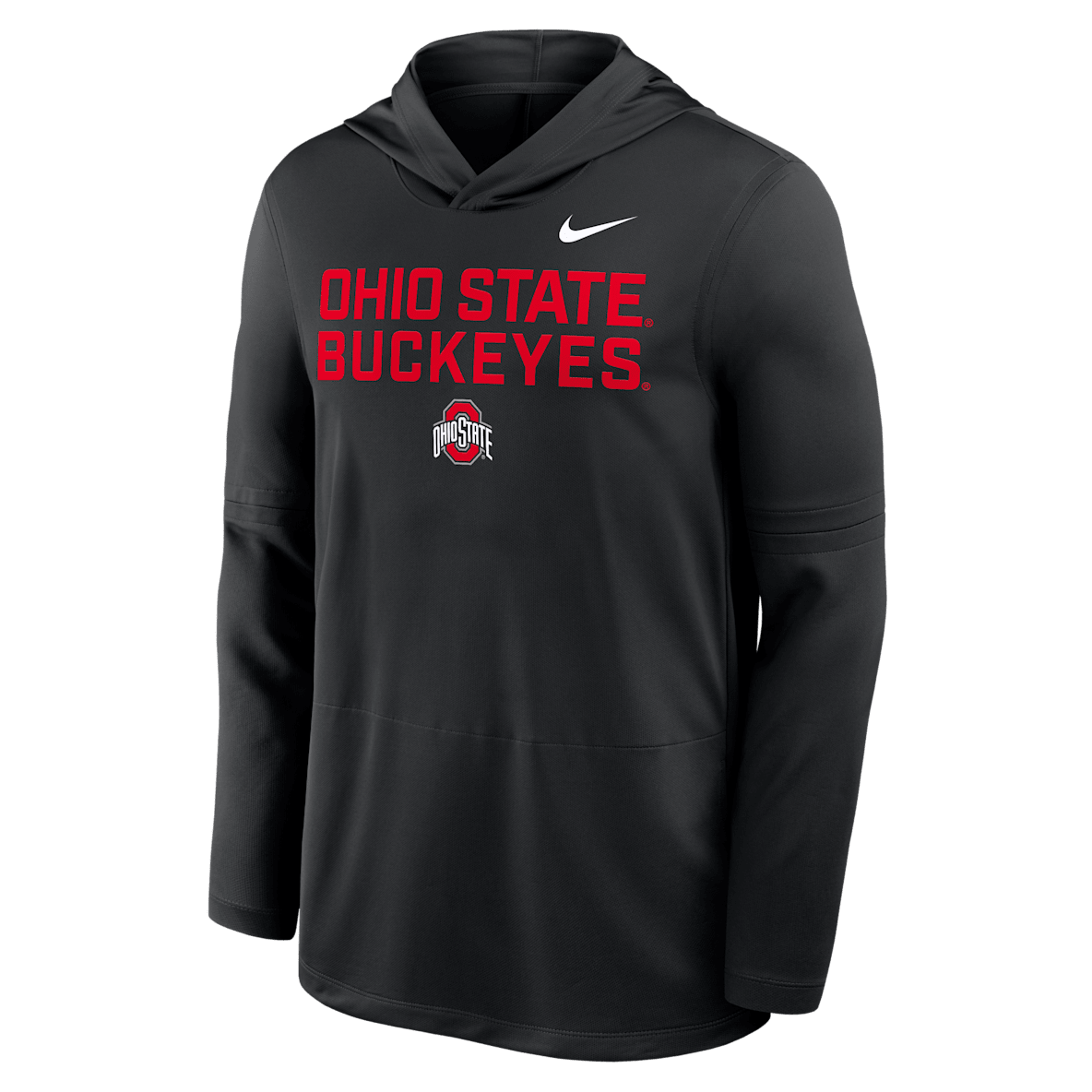 Ohio State Sideline Ohio State Sideline Men's Nike Dri-FIT College Long-Sleeve Hooded Top