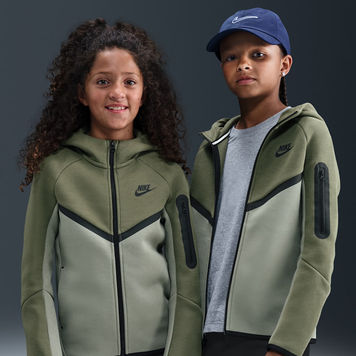 Nike Sportswear Tech Fleece Nike Sportswear Tech Fleece Big Kids' Full-Zip Hoodie