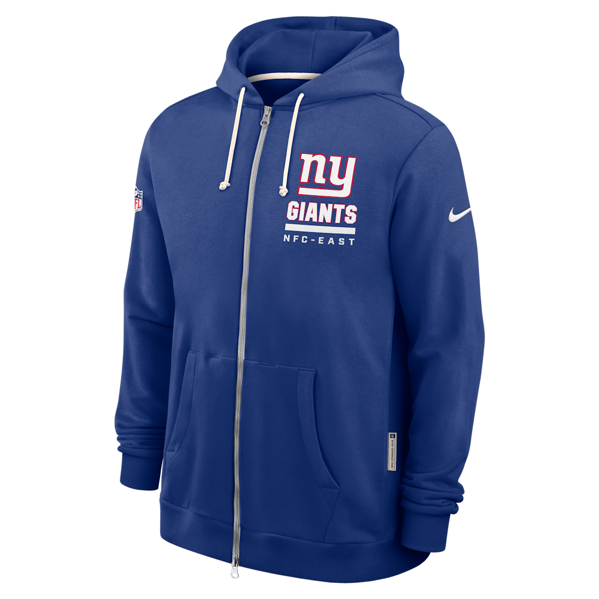 New York Giants Utility Player Sideline Men's Nike Dri-FIT NFL Full-Zip Hoodie