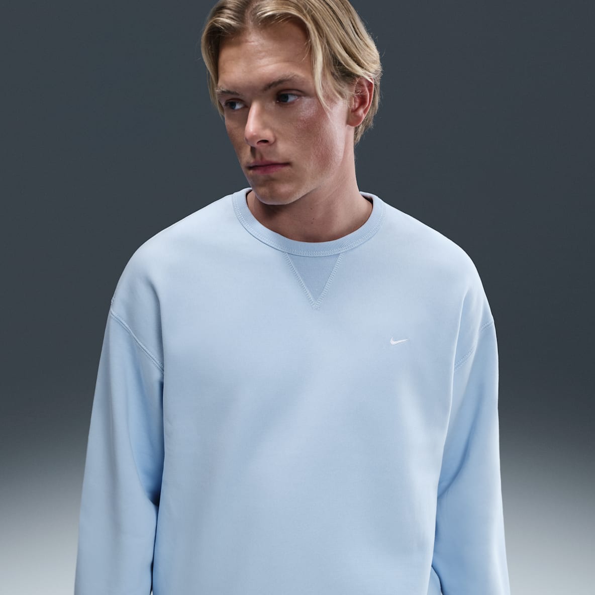 Nike Solo Swoosh Nike Solo Swoosh Fleece-Rundhalsshirt für Herren