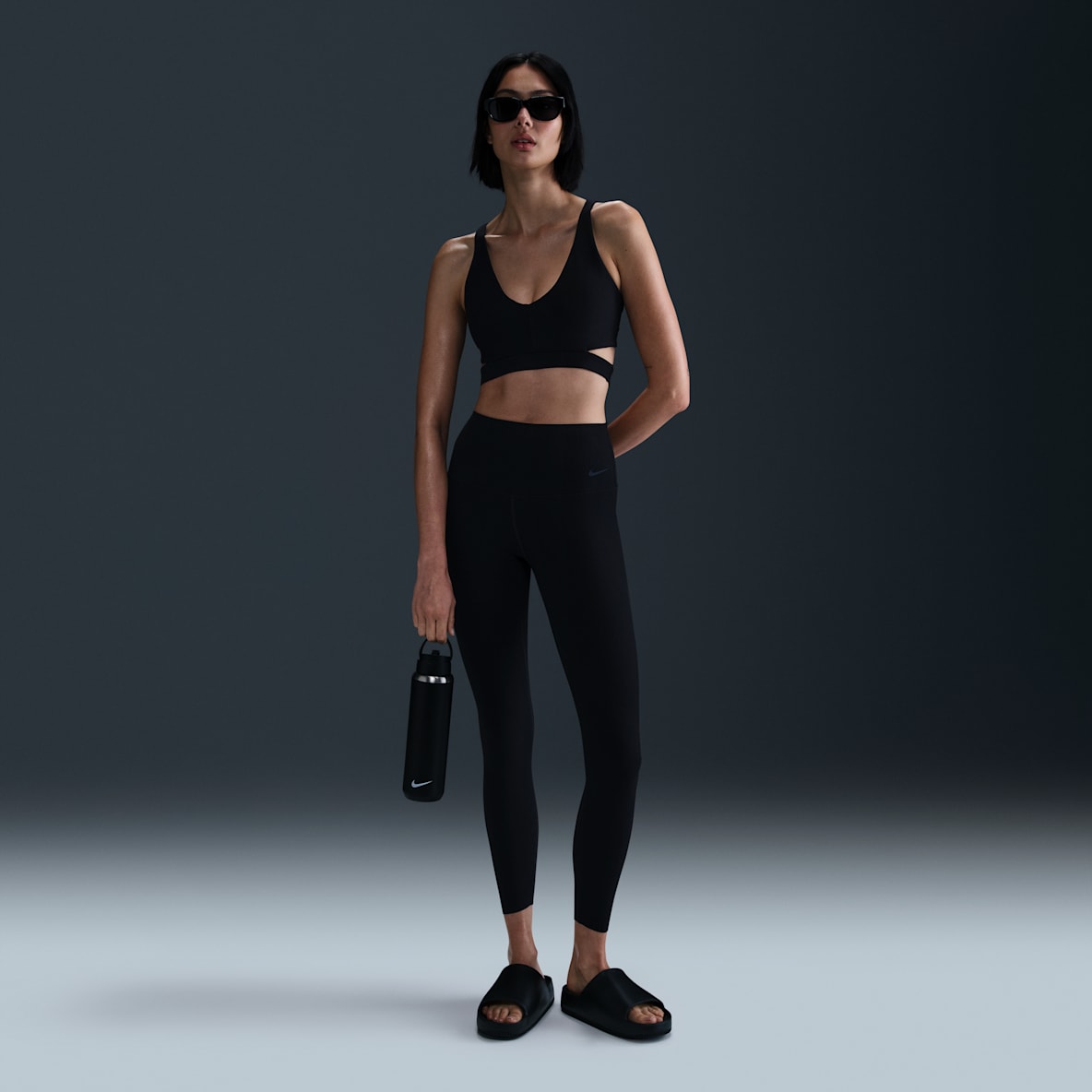 Nike Zenvy Rib Nike Zenvy Rib Leggings de 7/8 amb cintura alta - Dona