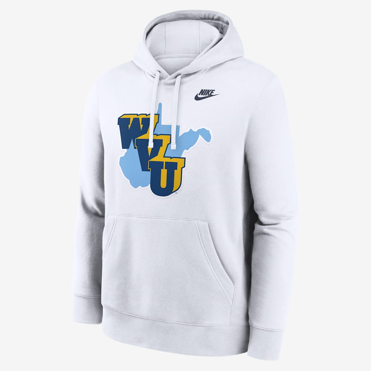 West Virginia 1965 Throwback Club Men's Nike College Pullover Hoodie