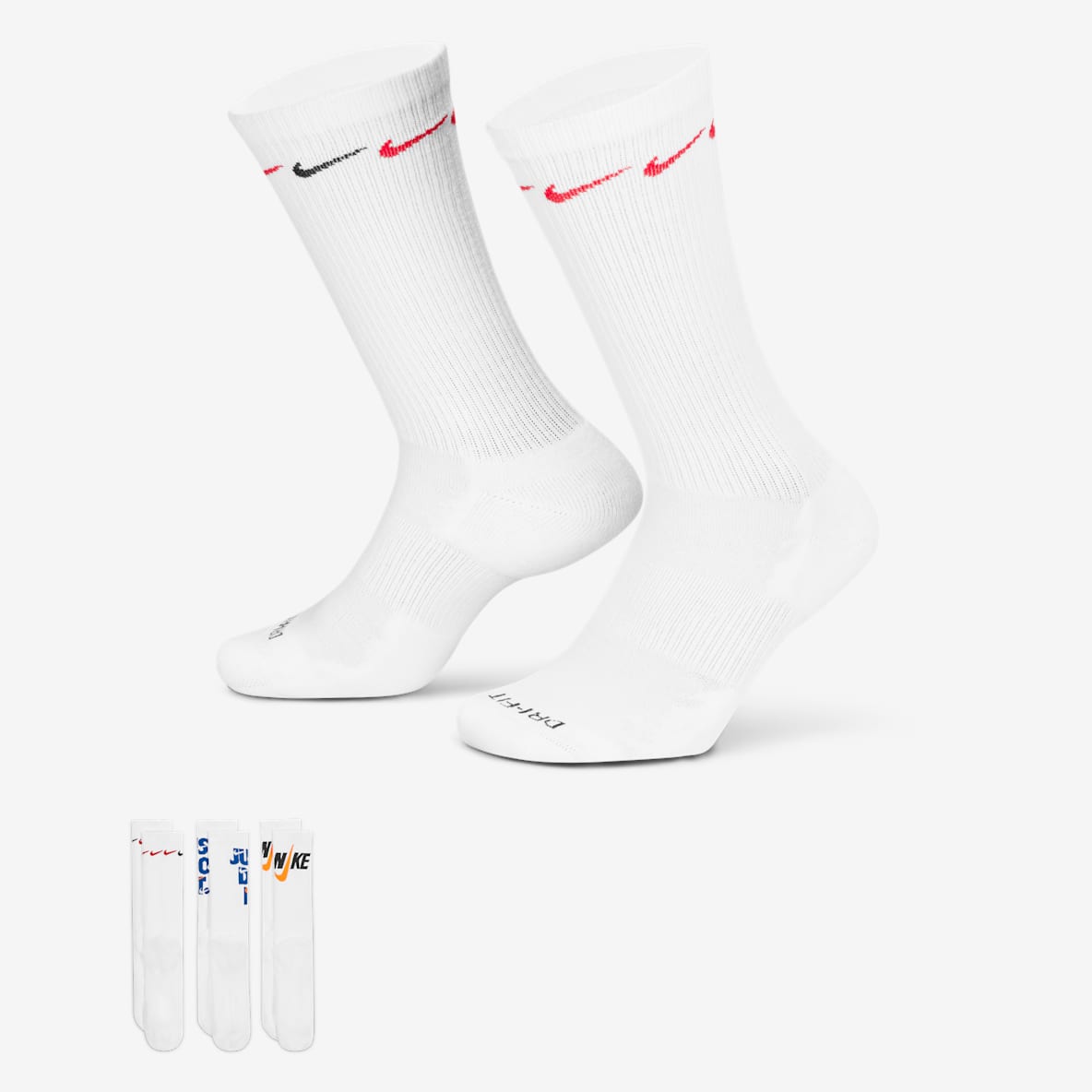 Nike Everyday Plus Cushioned Crew Socks (3 Pairs)