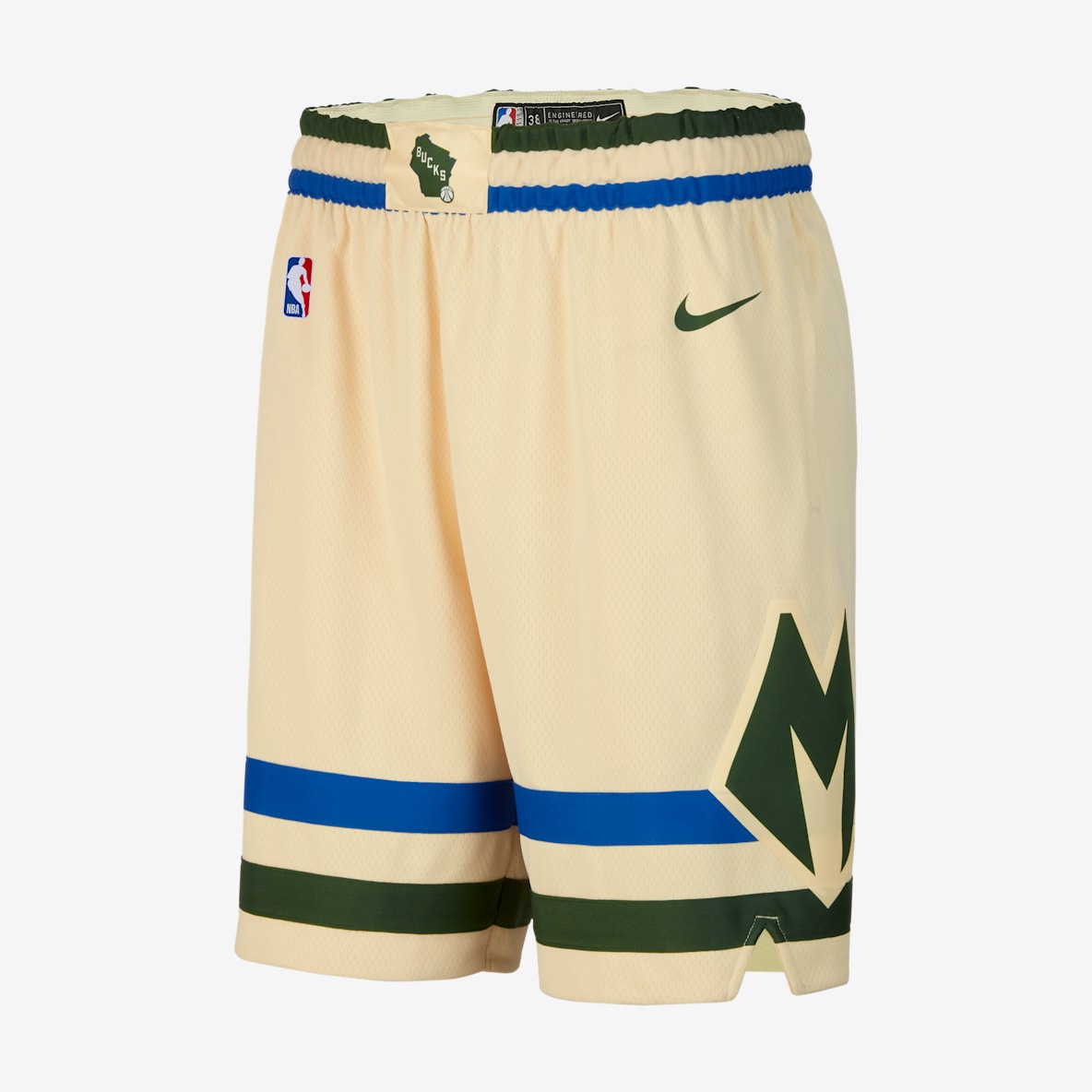 Milwaukee Bucks City Edition Milwaukee Bucks City Edition Spodenki męskie Nike Dri-FIT NBA Swingman