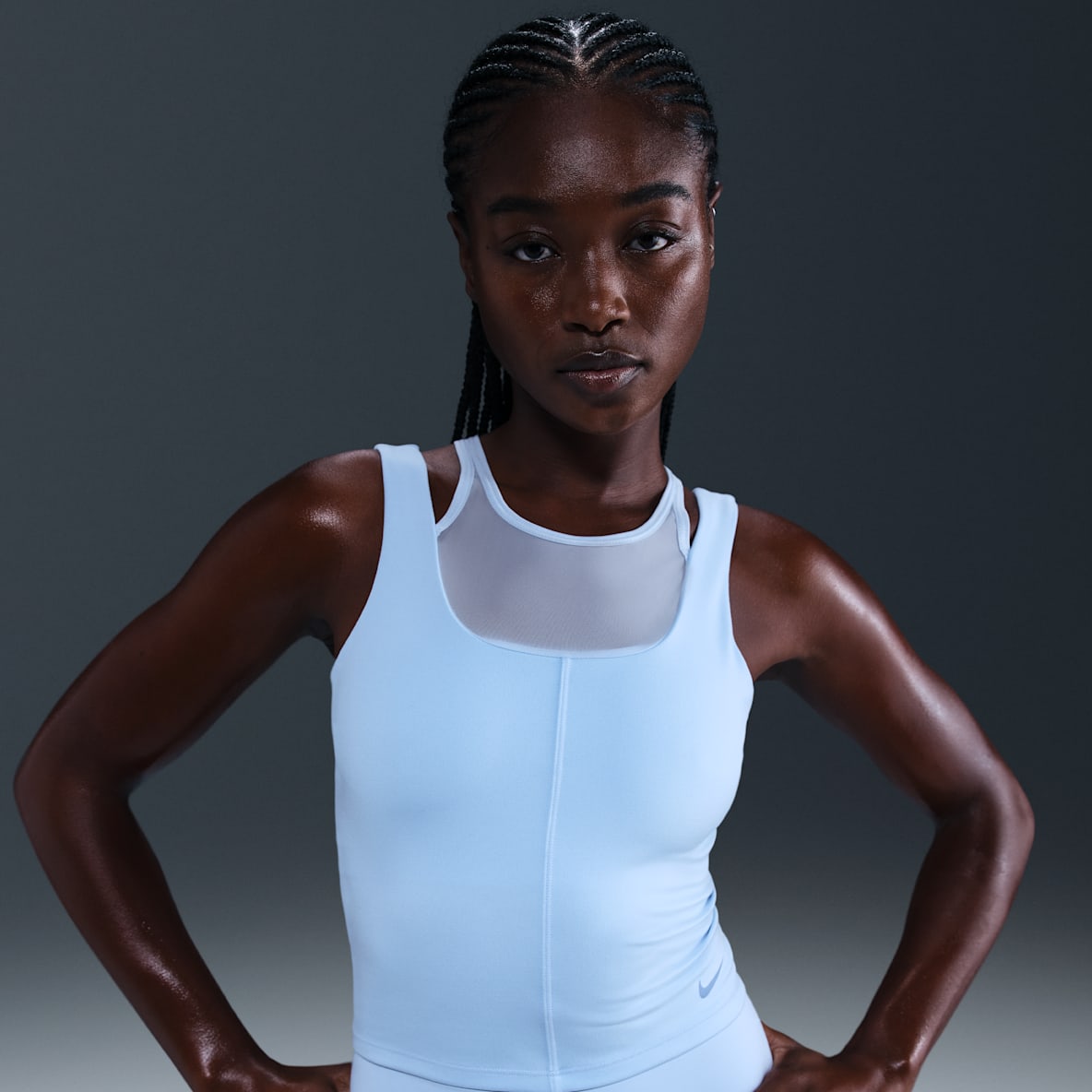 Nike One Fitted Nike One Fitted Camiseta de tirantes Dri-FIT cropped para mujer