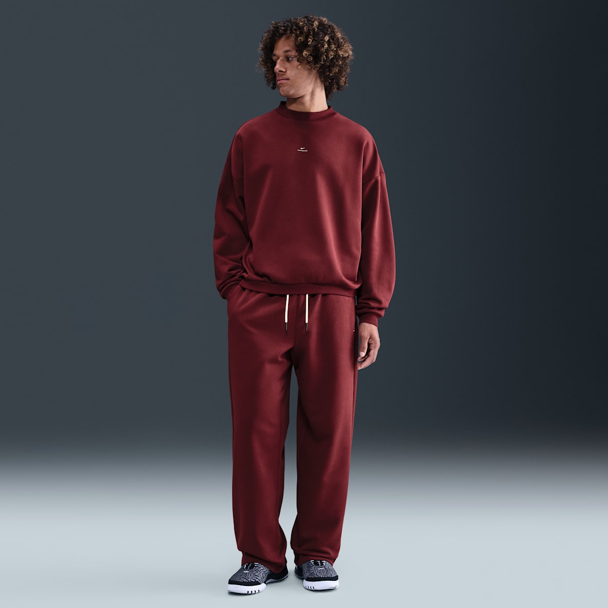 Nike Standard Issue Men's Therma-FIT Brushed Open-Hem Basketball Pants
