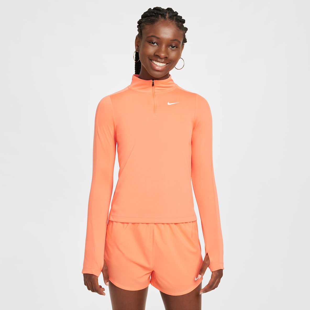 Nike Nike Maglia a manica lunga con zip a 1/4 Dri-FIT – Bambina/Ragazza