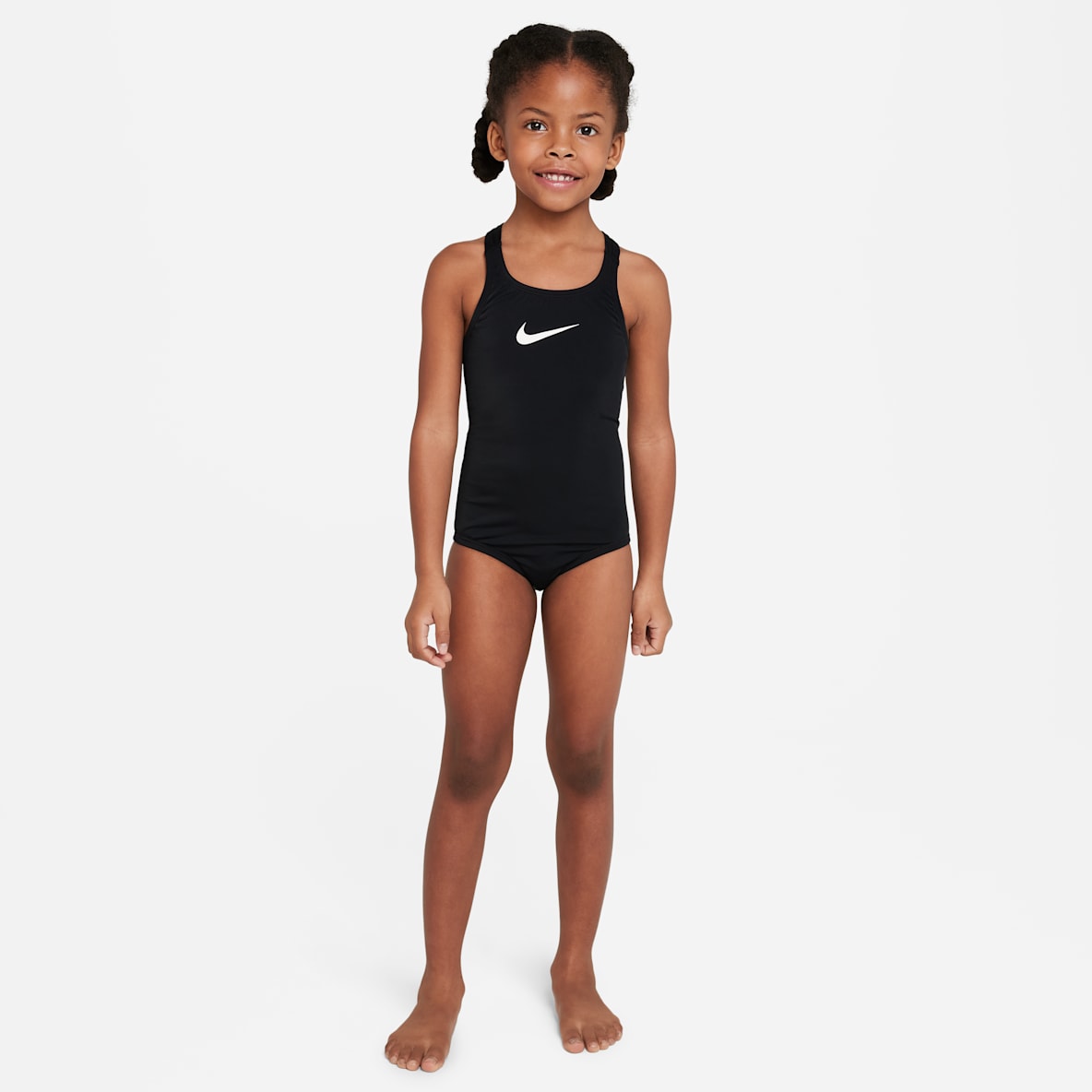 Nike Swim Essential Traje de baño de una sola pieza con espalda deportiva para niñas talla pequeña